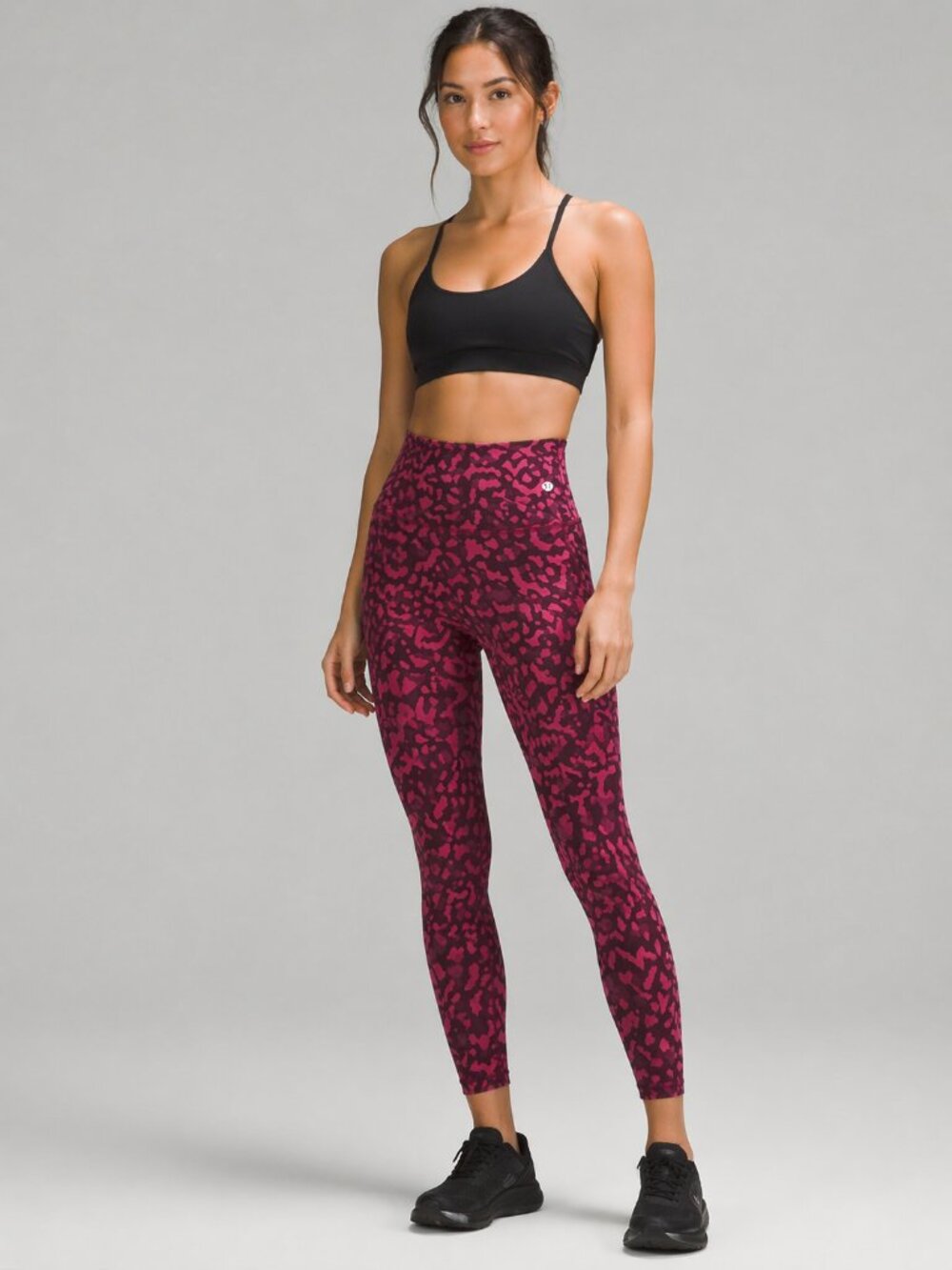 Lululemon Align Leggings Size 4 | Red Black Leopard Print 26” Inseam High Rise